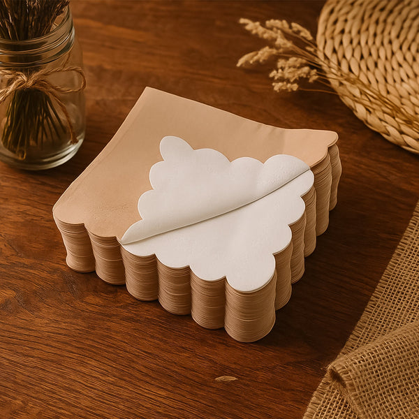 Fancy Scalloped Tissue Napkins