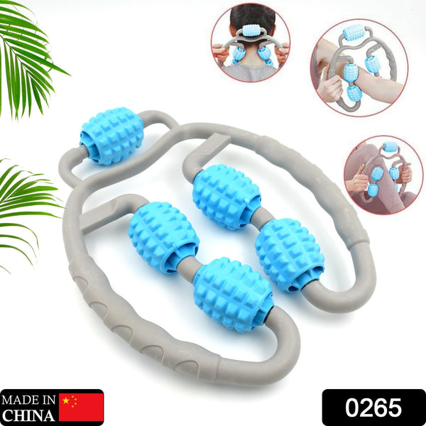 Muscle Massage Roller for Leg Soreness & Relaxation (5 Wheels, 1 Pc)