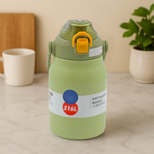 Premium Stainless Steel Vacuum Insulated Bottle Water Flask Vacuum Hot Cold For Kids / Travelling Water Bottle for Kids with Straw, Thermos  For office / Gym /School (1000 ML)